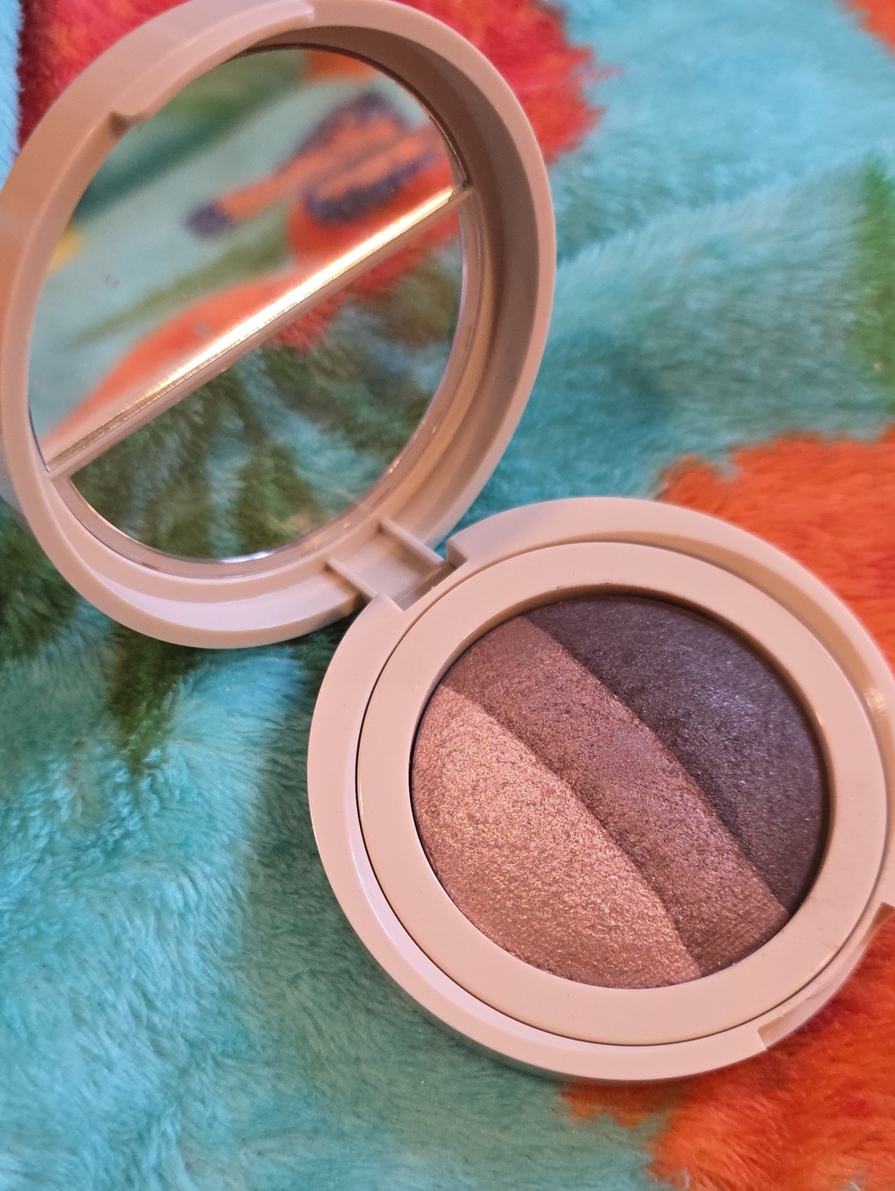 Laura Geller Cinnamon Strudel Baked Eye Stripes Eyeshadow New
